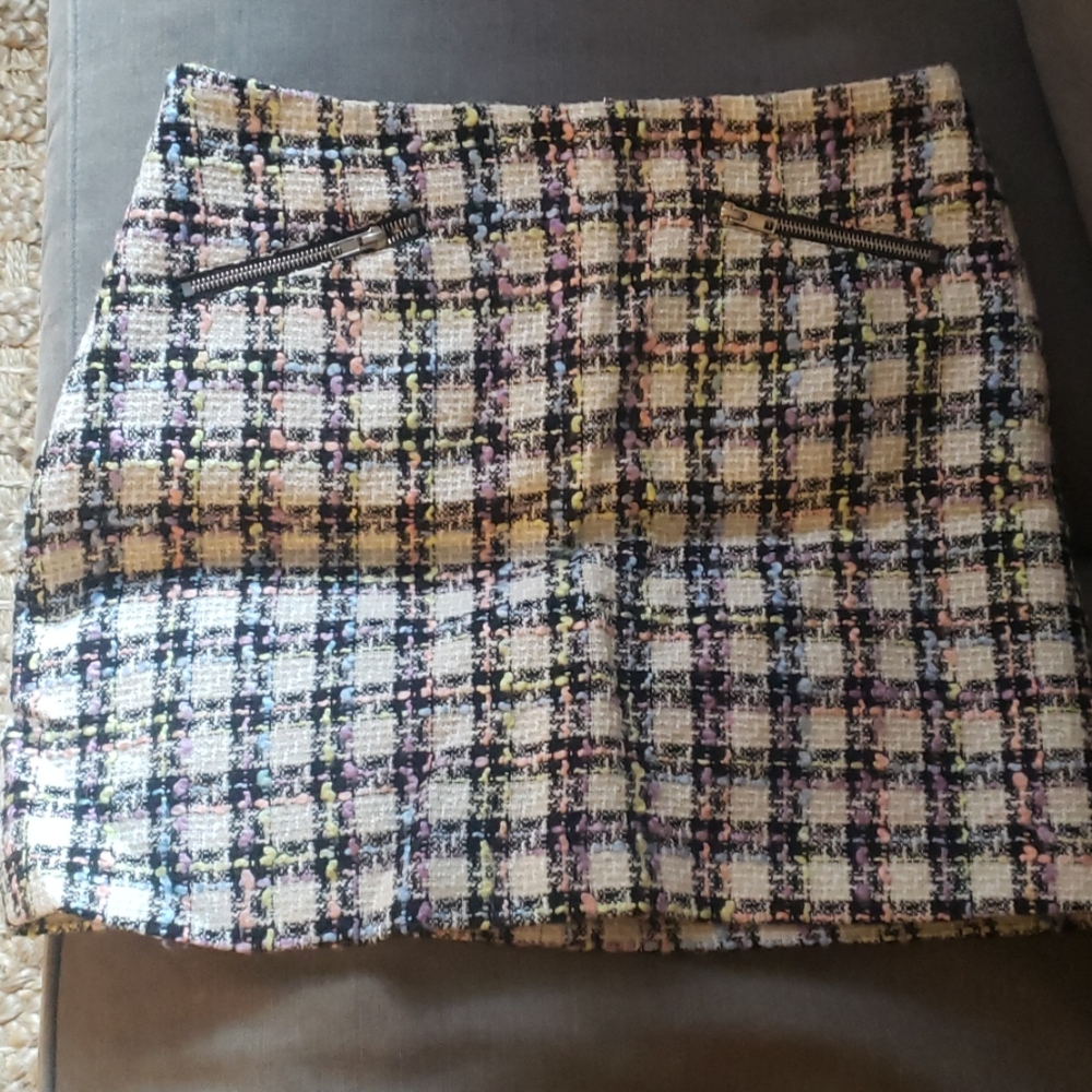 Wool Mini Skirt